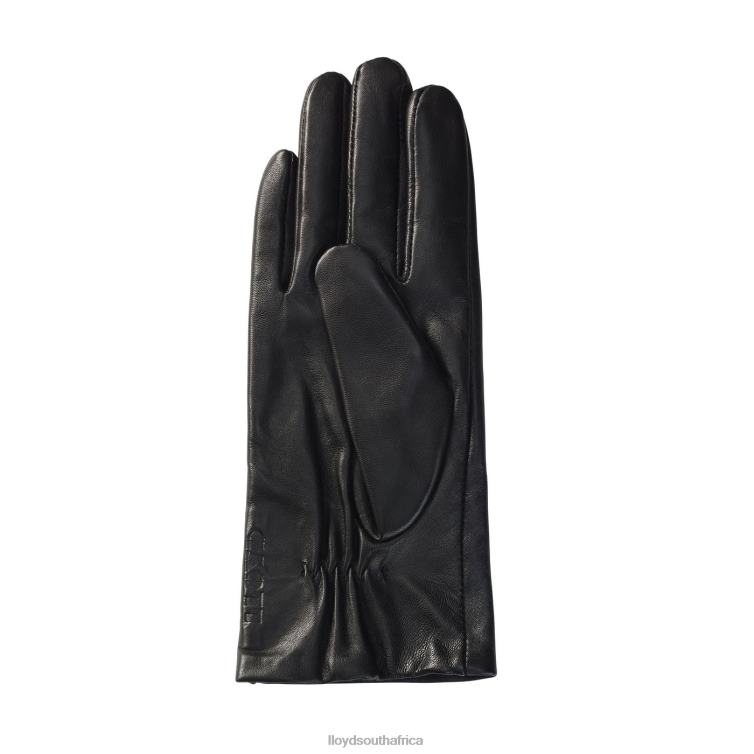 Accessories black LLOYD leather GLOVES Women 86B4D1311
