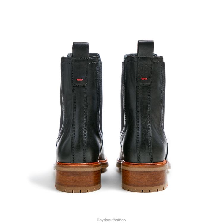 Shoes black LLOYD smooth leather slip-on ANKLE BOOTS Women 86B4D923