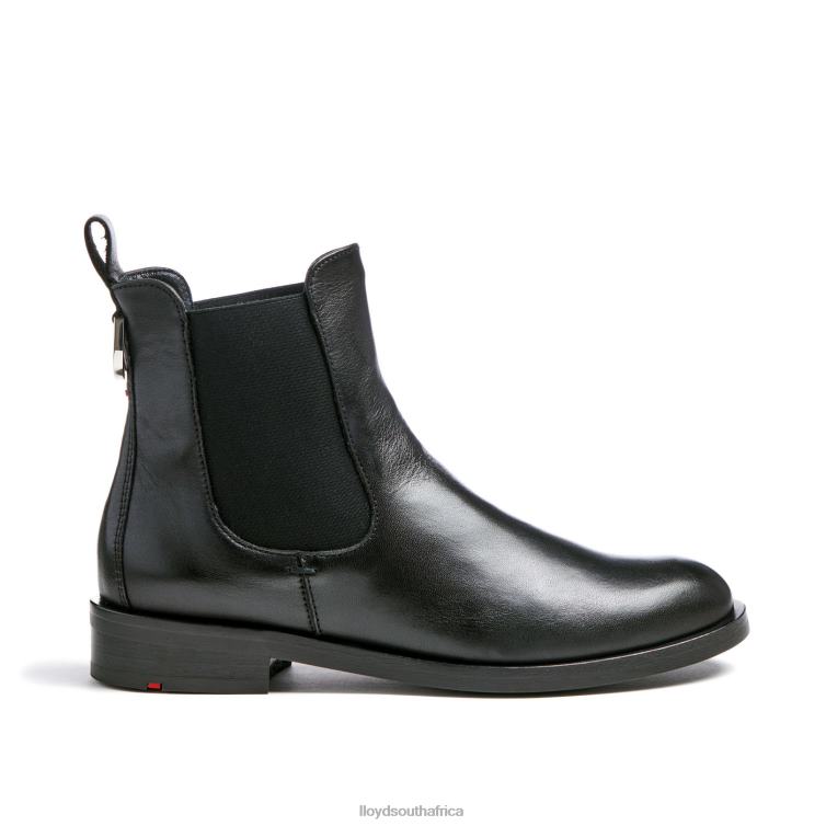 Shoes black LLOYD smooth leather slip-on ANKLE BOOTS Women 86B4D932