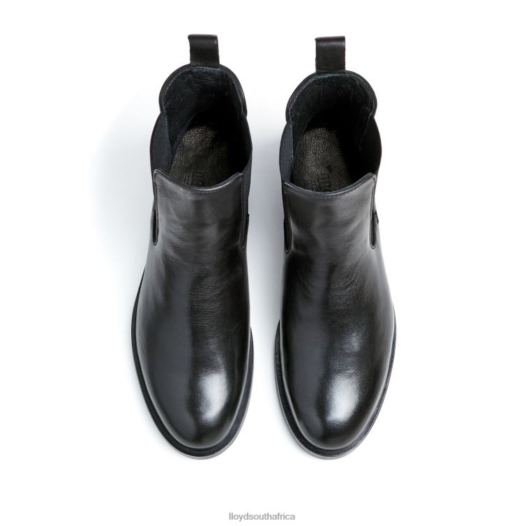 Shoes black LLOYD smooth leather slip-on ANKLE BOOTS Women 86B4D932