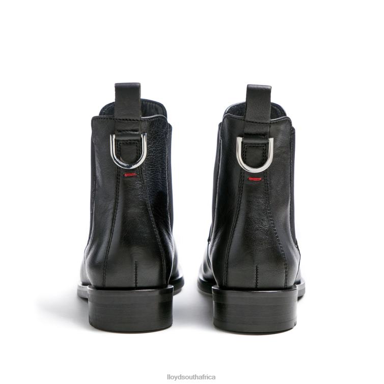 Shoes black LLOYD smooth leather slip-on ANKLE BOOTS Women 86B4D932