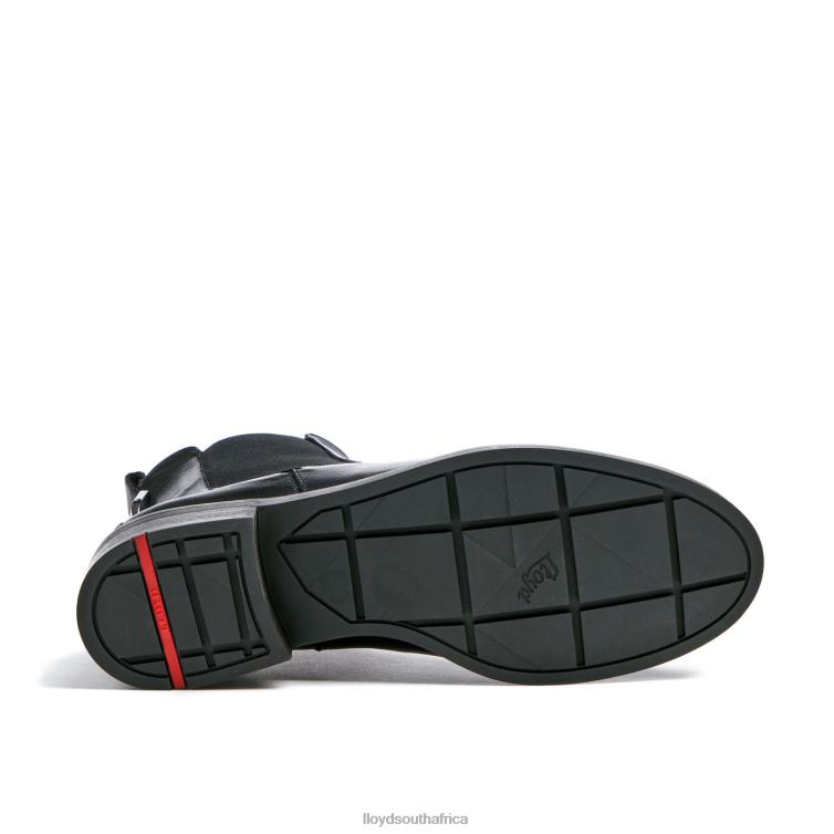 Shoes black LLOYD smooth leather slip-on ANKLE BOOTS Women 86B4D932