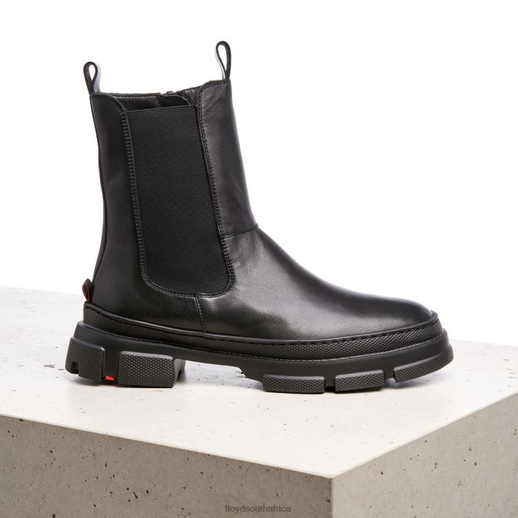 Shoes black LLOYD smooth leather slip-on ANKLE BOOTS Women 86B4D954