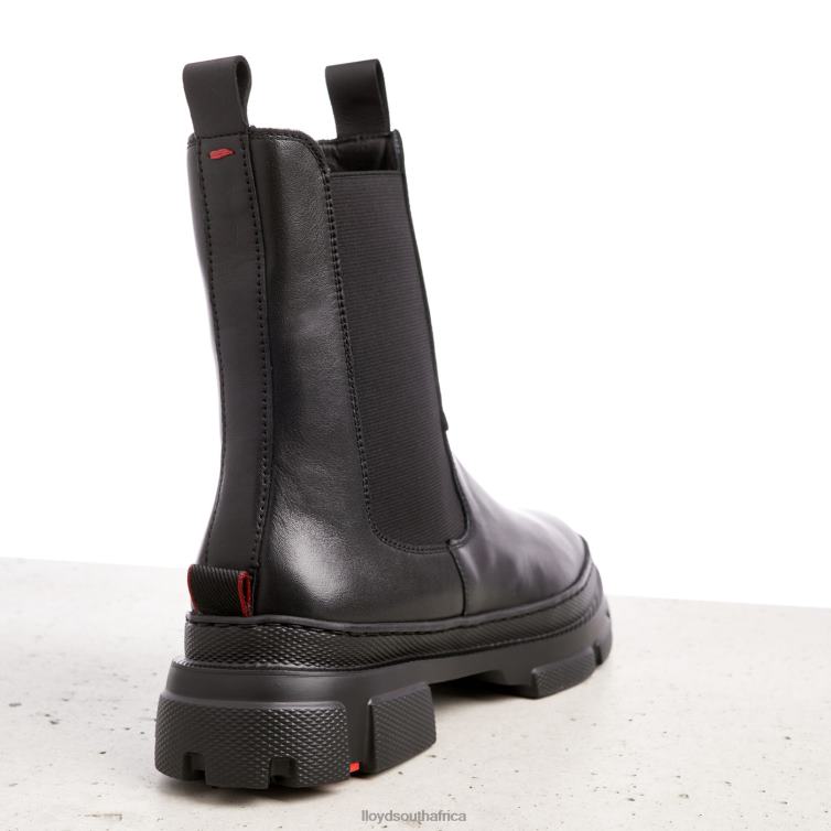 Shoes black LLOYD smooth leather slip-on ANKLE BOOTS Women 86B4D954