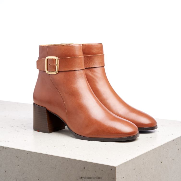 Shoes brown LLOYD SMOOTH LEATHER ANKLE BOOTS Women 86B4D968