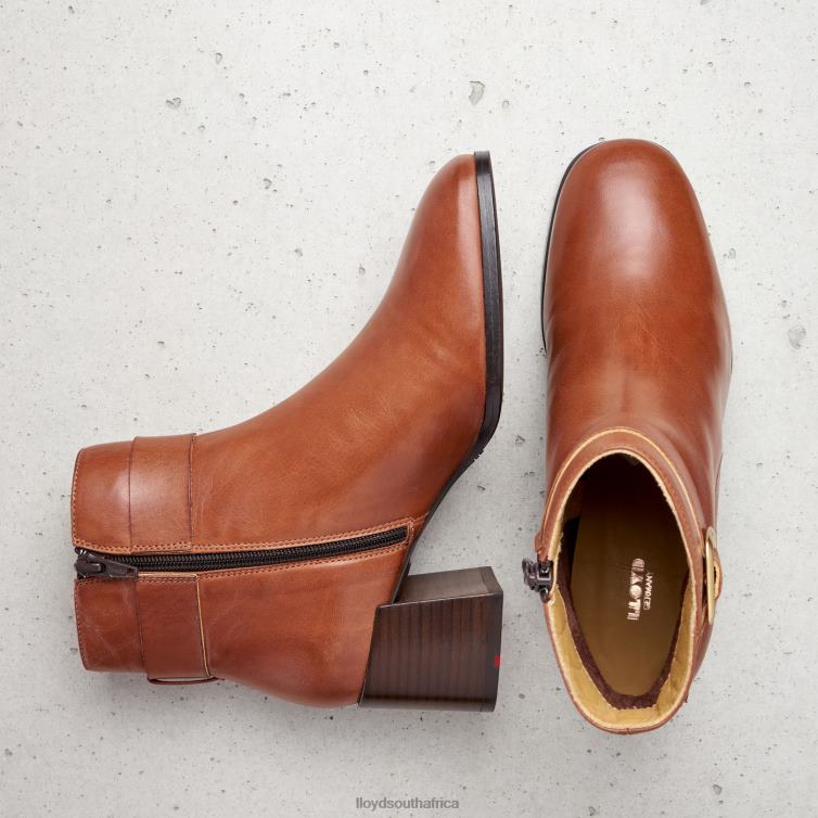 Shoes brown LLOYD SMOOTH LEATHER ANKLE BOOTS Women 86B4D968