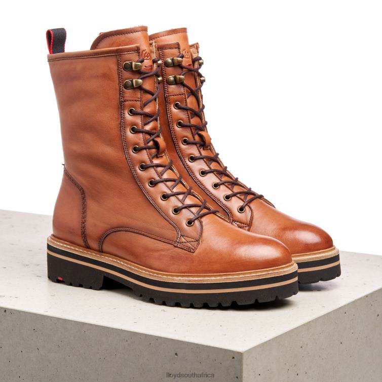 Shoes brown LLOYD SMOOTH LEATHER ANKLE BOOTS Women 86B4D970