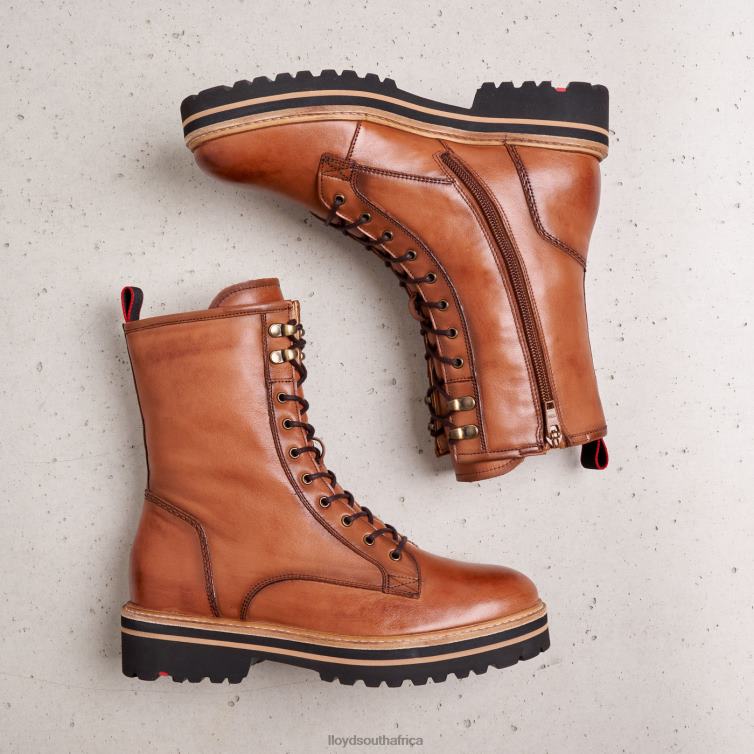 Shoes brown LLOYD SMOOTH LEATHER ANKLE BOOTS Women 86B4D970