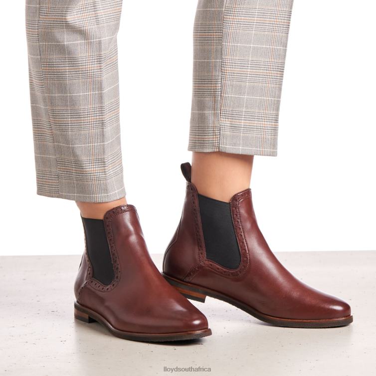 Shoes brown LLOYD easy slipping-into ANKLE BOOTS Women 86B4D1004