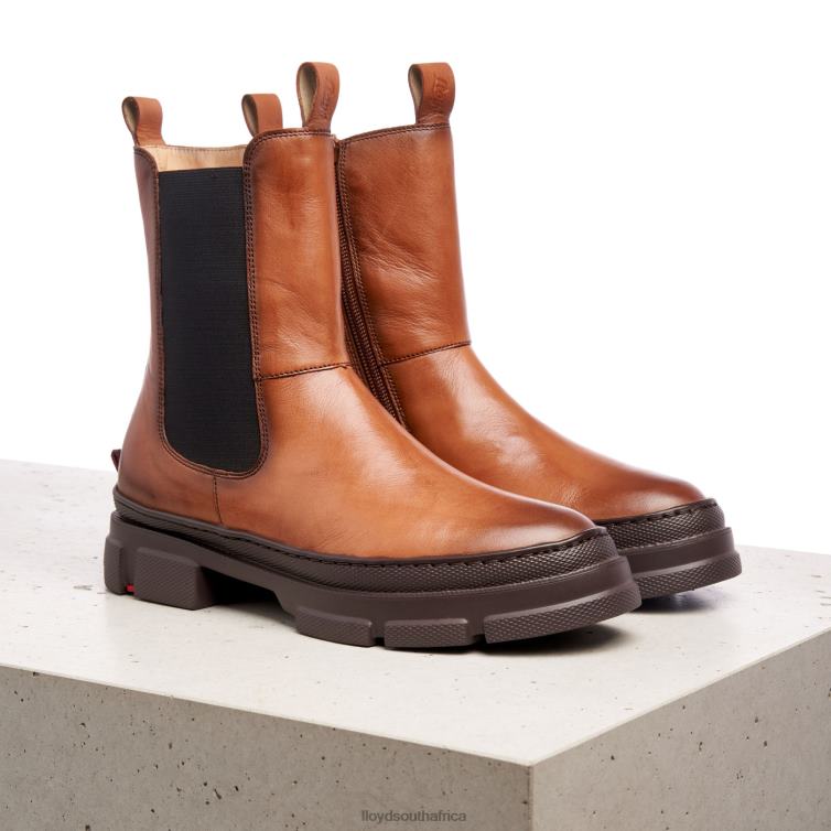 Shoes brown LLOYD easy slipping-into ANKLE BOOTS Women 86B4D987