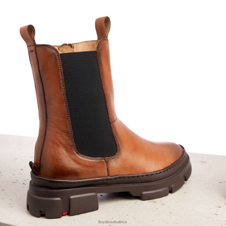 Shoes brown LLOYD easy slipping-into ANKLE BOOTS Women 86B4D987