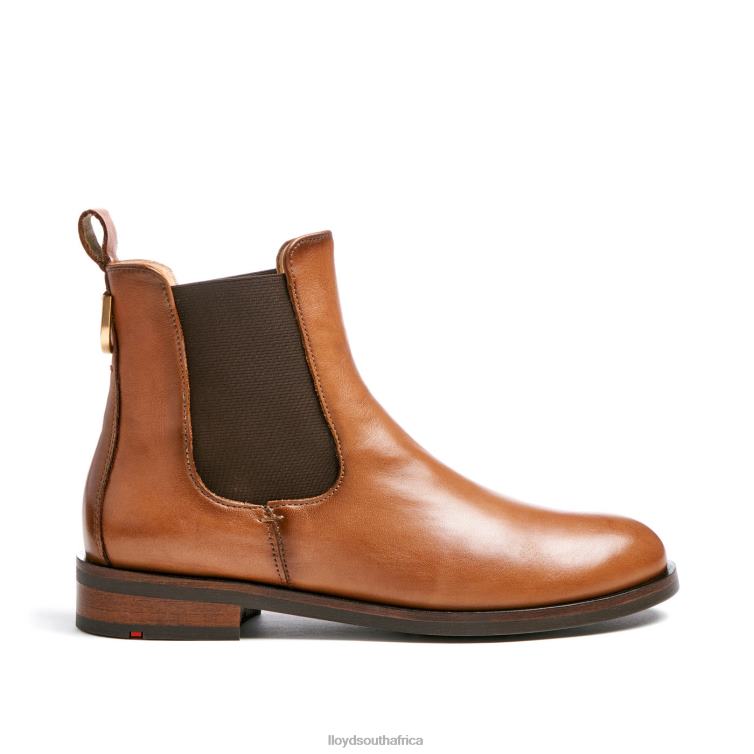 Shoes brown LLOYD smooth leather slip-on ANKLE BOOTS Women 86B4D933