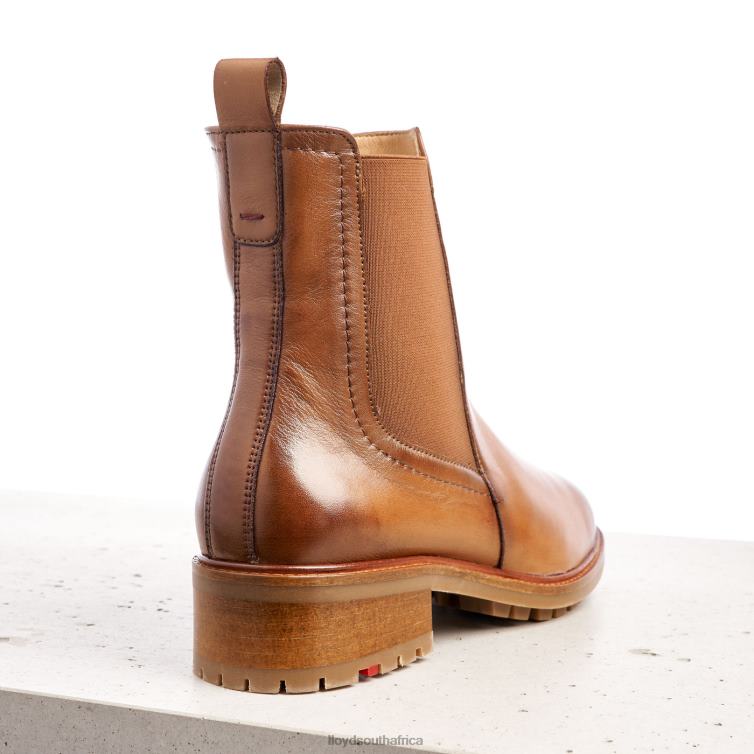 Shoes brown LLOYD smooth leather slip-on ANKLE BOOTS Women 86B4D964