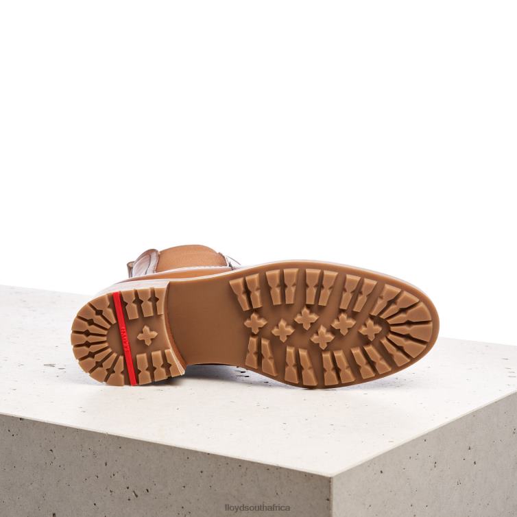 Shoes brown LLOYD smooth leather slip-on ANKLE BOOTS Women 86B4D964