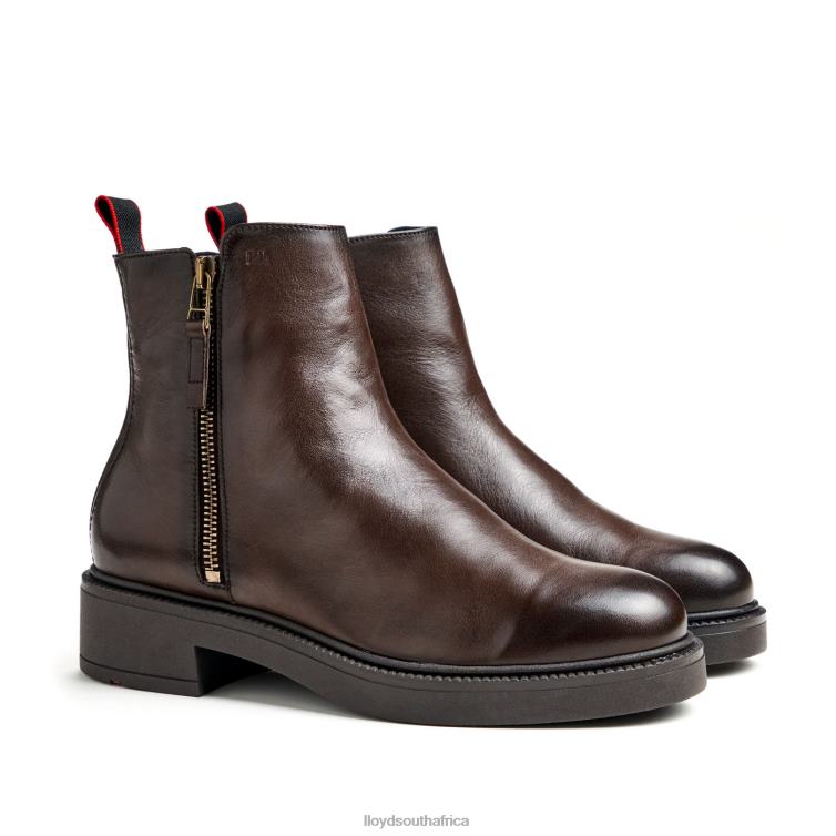 Shoes brown LLOYD sporty smooth leather ANKLE BOOT Women 86B4D896