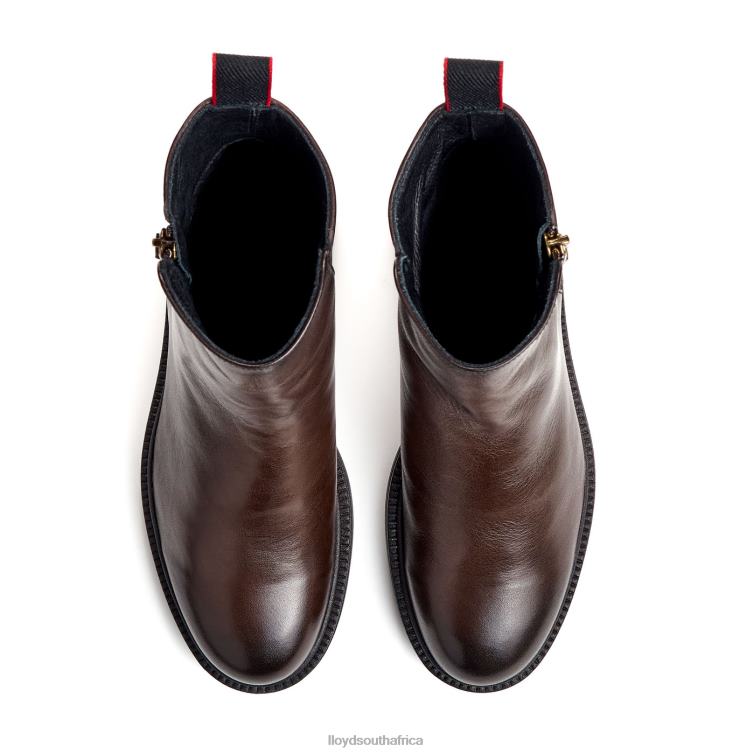 Shoes brown LLOYD sporty smooth leather ANKLE BOOT Women 86B4D896