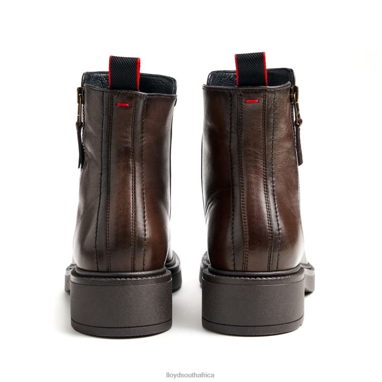 Shoes brown LLOYD sporty smooth leather ANKLE BOOT Women 86B4D896