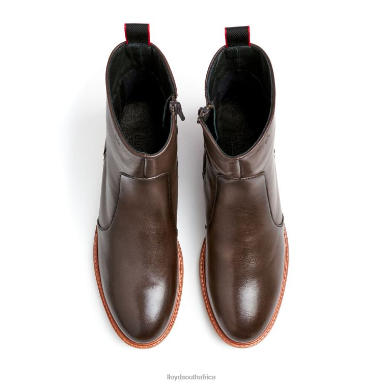 Shoes brown LLOYD sporty smooth leather ANKLE BOOT Women 86B4D902