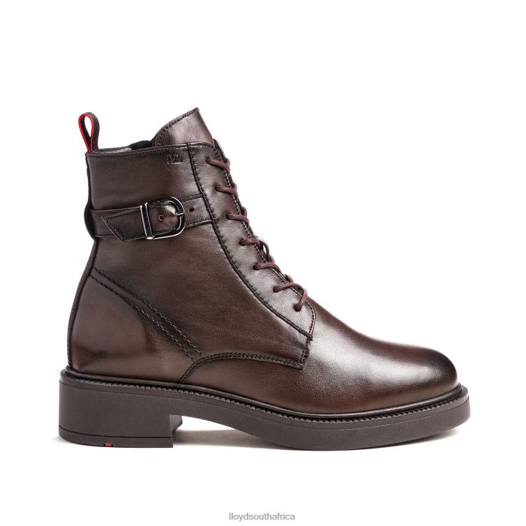 Shoes brown LLOYD sporty smooth leather ANKLE BOOT Women 86B4D951