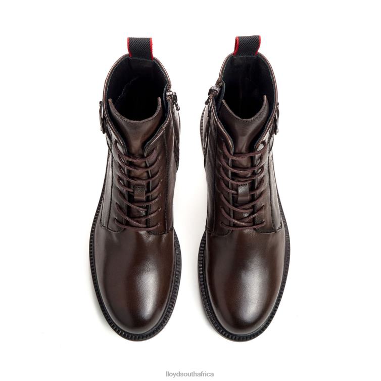 Shoes brown LLOYD sporty smooth leather ANKLE BOOT Women 86B4D951