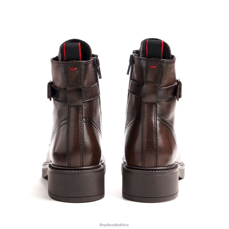 Shoes brown LLOYD sporty smooth leather ANKLE BOOT Women 86B4D951