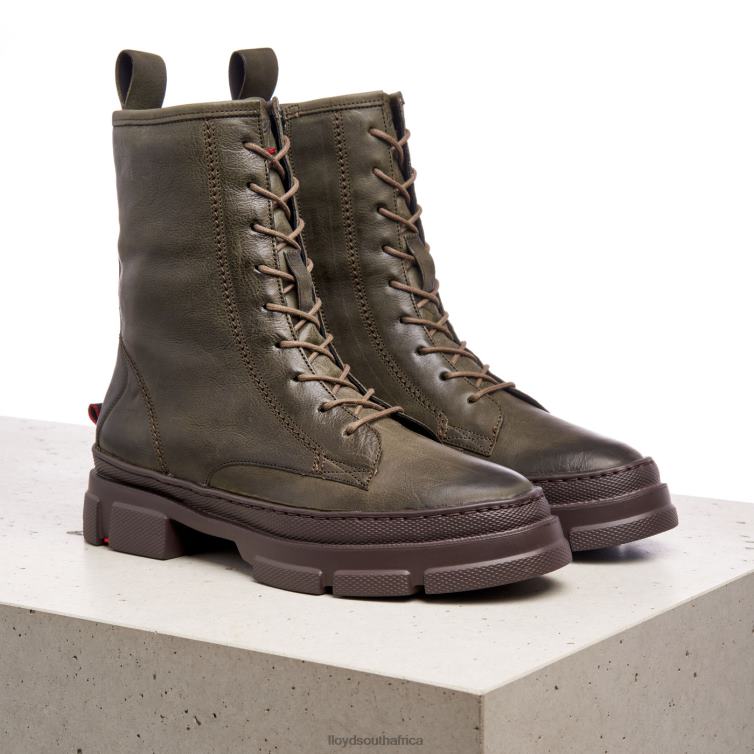 Shoes green LLOYD Extralight SOLE LEATHER ANKLE BOOTS Women 86B4D973