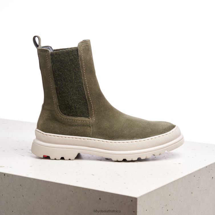 Shoes green LLOYD rough leather slip-on ANKLE BOOTS Women 86B4D926