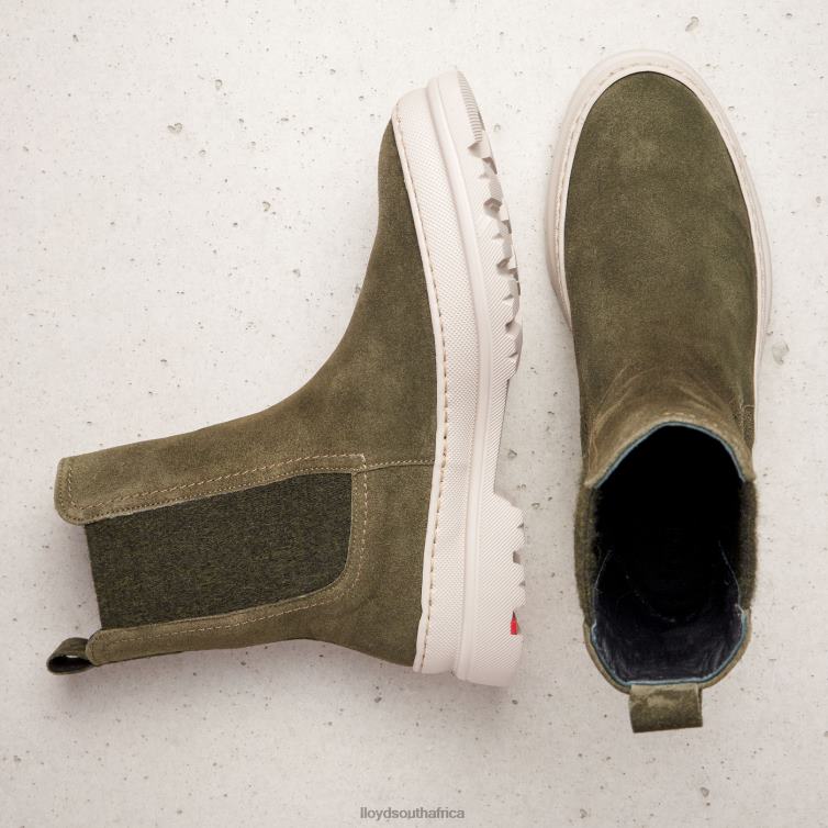 Shoes green LLOYD rough leather slip-on ANKLE BOOTS Women 86B4D926