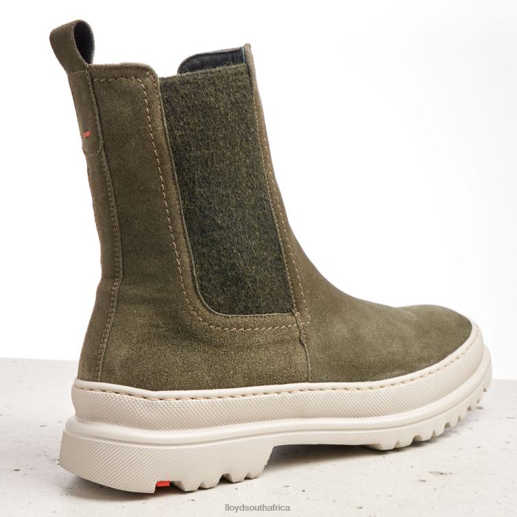 Shoes green LLOYD rough leather slip-on ANKLE BOOTS Women 86B4D926