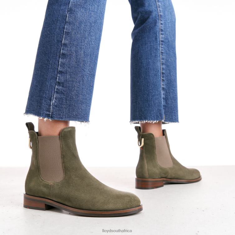 Shoes green LLOYD rough leather slip-on ANKLE BOOTS Women 86B4D935