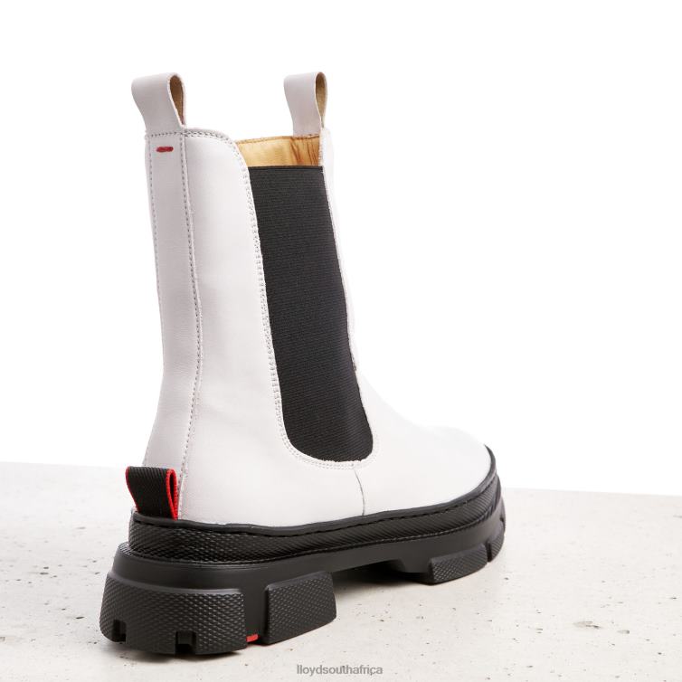 Shoes white LLOYD smooth leather slip-on ANKLE BOOTS Women 86B4D875