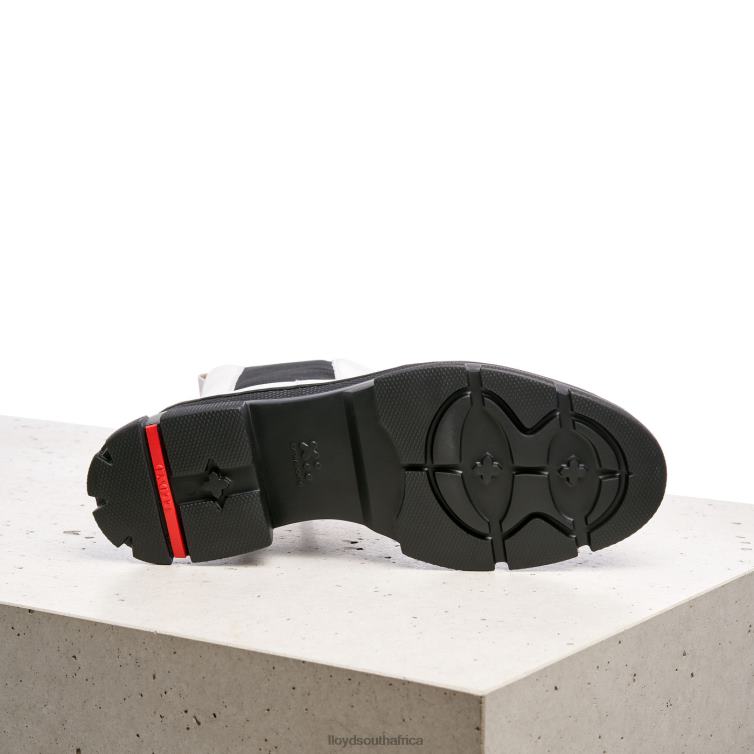 Shoes white LLOYD smooth leather slip-on ANKLE BOOTS Women 86B4D875