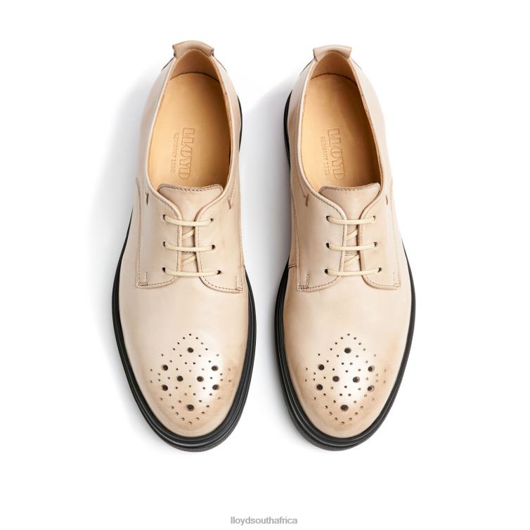 Shoes beige LLOYD LEATHER LACE HALF SHOES Women 86B4D1029