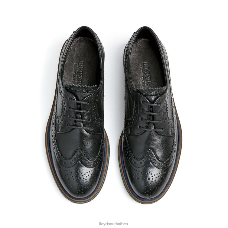 Shoes black LLOYD LACE LEATHER HALF SHOES Women 86B4D1031