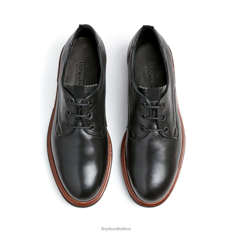 Shoes black LLOYD LACE LEATHER HALF SHOES Women 86B4D1049