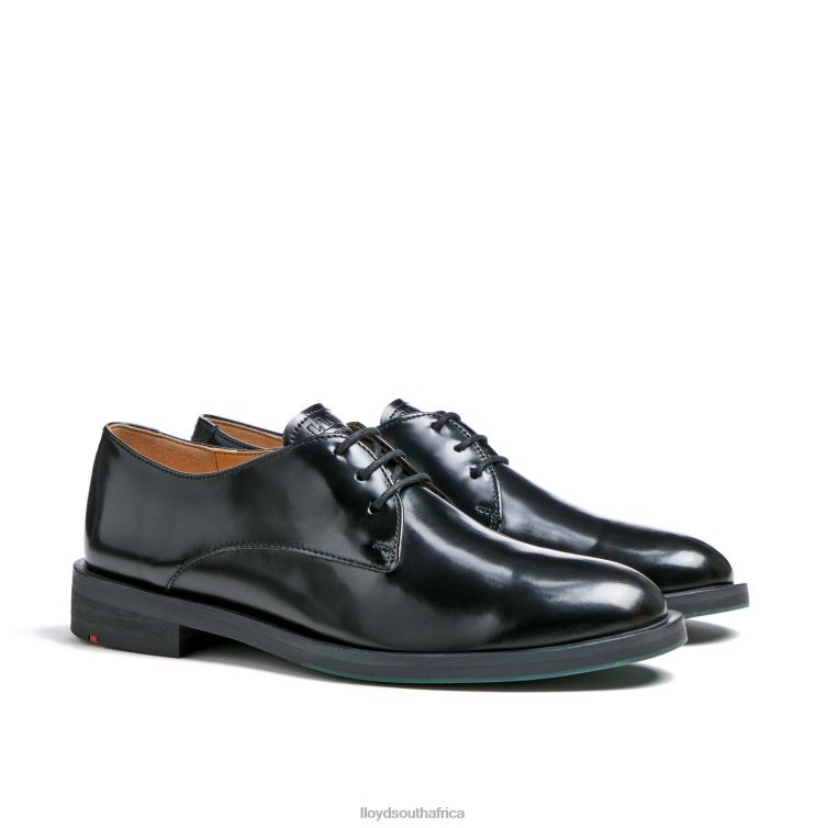 Shoes black LLOYD ROGH LEATHER LACE HALF SHOES Women 86B4D1022