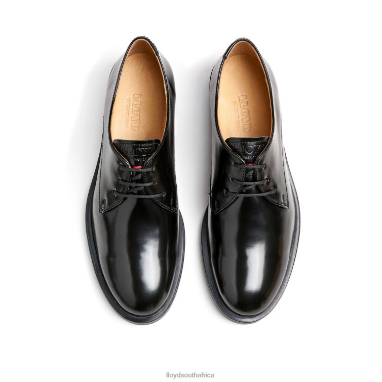 Shoes black LLOYD ROGH LEATHER LACE HALF SHOES Women 86B4D1022