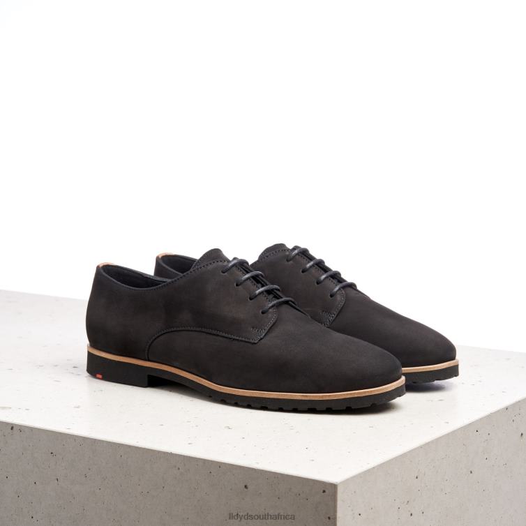 Shoes black LLOYD ROGH LEATHER LACE HALF SHOES Women 86B4D1071