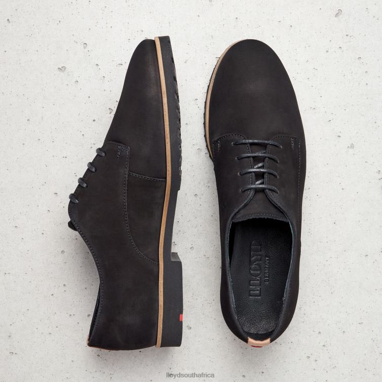 Shoes black LLOYD ROGH LEATHER LACE HALF SHOES Women 86B4D1071