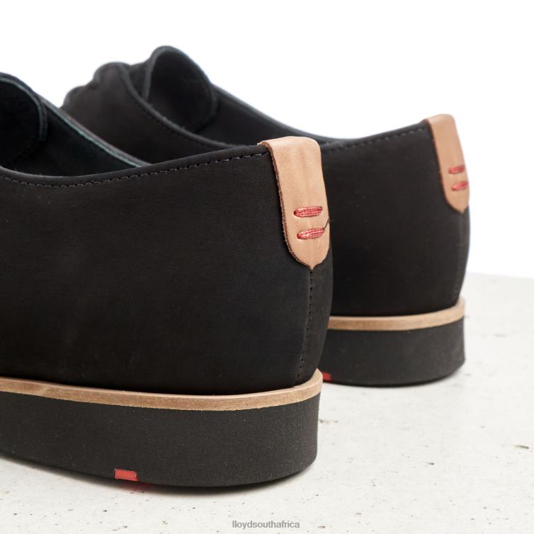 Shoes black LLOYD ROGH LEATHER LACE HALF SHOES Women 86B4D1071