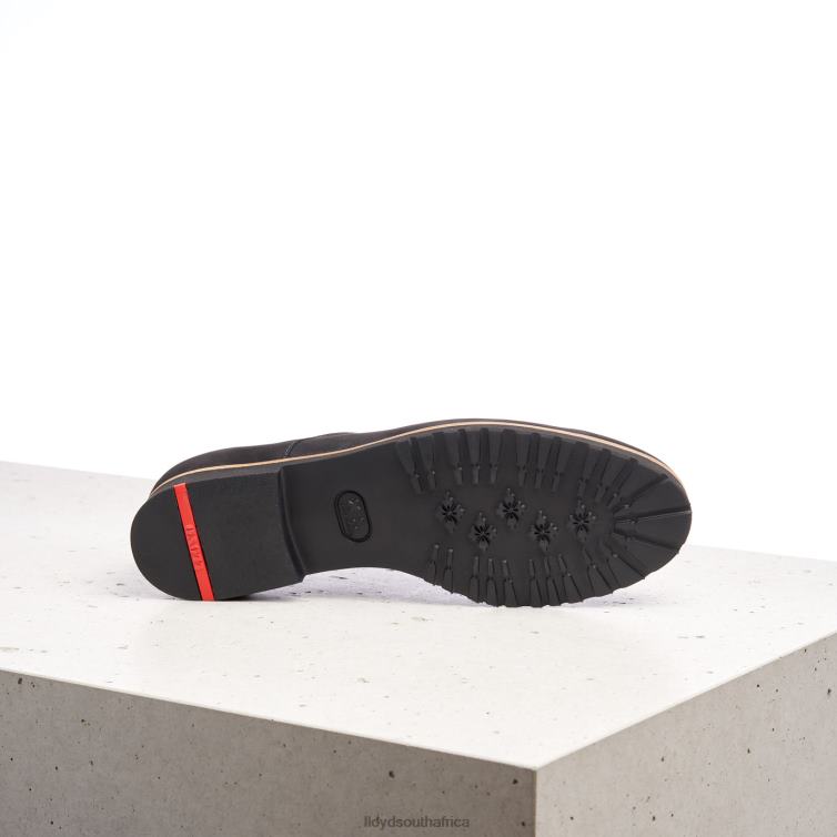 Shoes black LLOYD ROGH LEATHER LACE HALF SHOES Women 86B4D1071