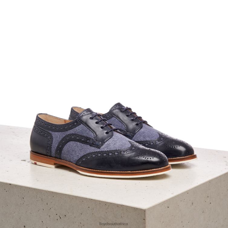Shoes blue LLOYD SMOOTH LEATHER LACE HALF SHOES Women 86B4D1086