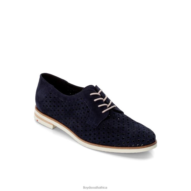 Shoes blue LLOYD SUEDE LACE UP HALF SHOES Women 86B4D1182