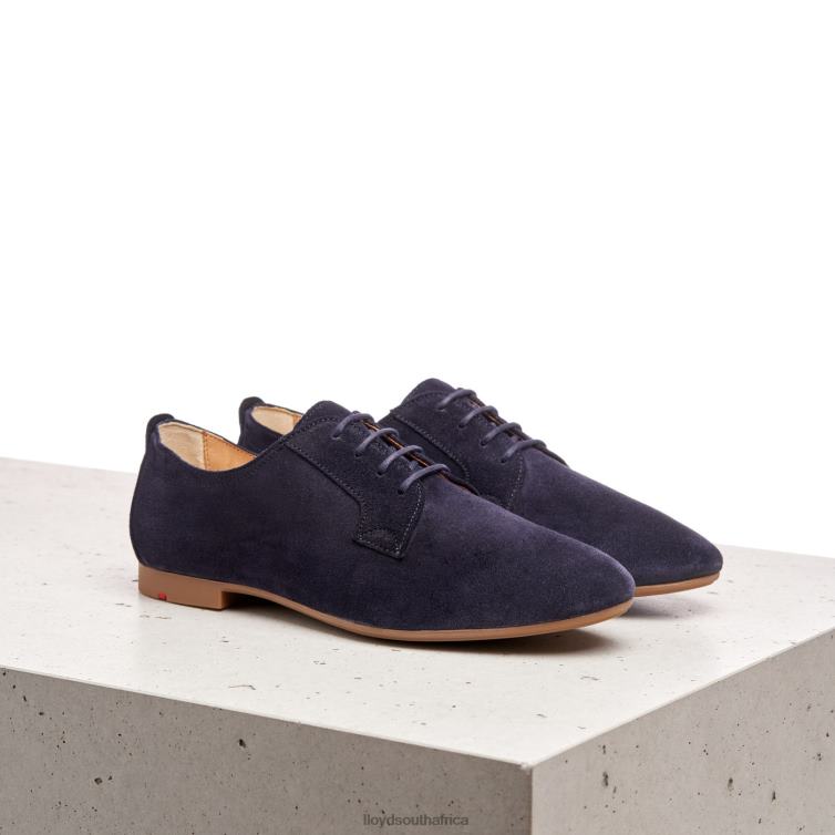 Shoes blue LLOYD SUEDE LACE UP HALF SHOES Women 86B4D1188