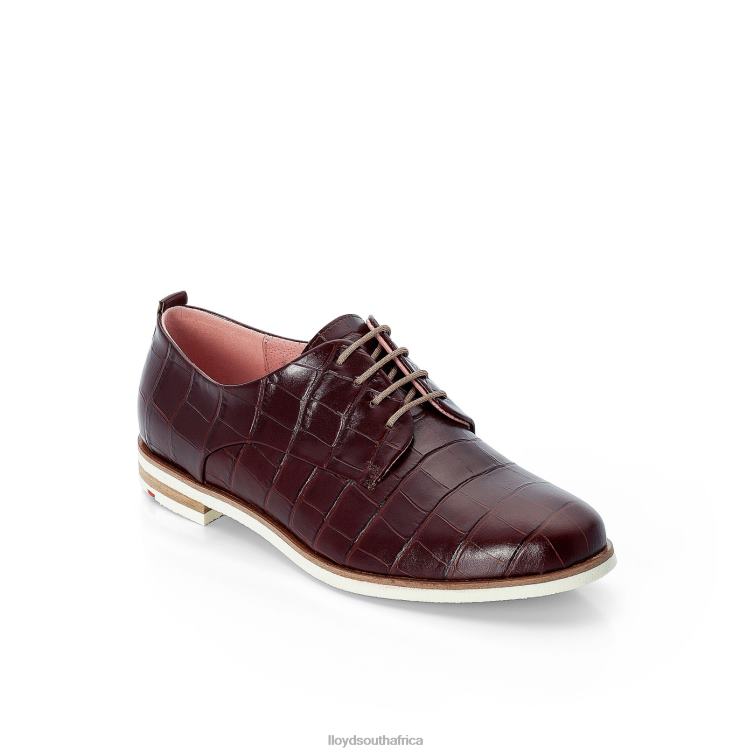 Shoes brown LLOYD ROGH LEATHER LACE HALF SHOES Women 86B4D1091