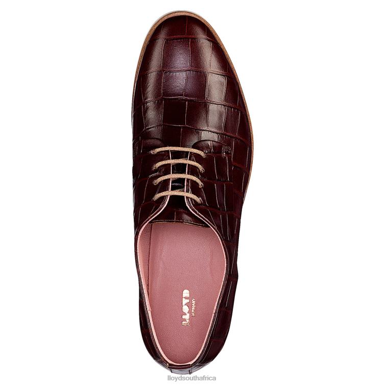 Shoes brown LLOYD ROGH LEATHER LACE HALF SHOES Women 86B4D1091