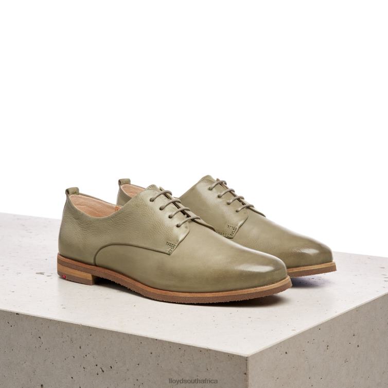 Shoes green LLOYD LACE SMOOTH LEATHER HALF SHOES Women 86B4D1098
