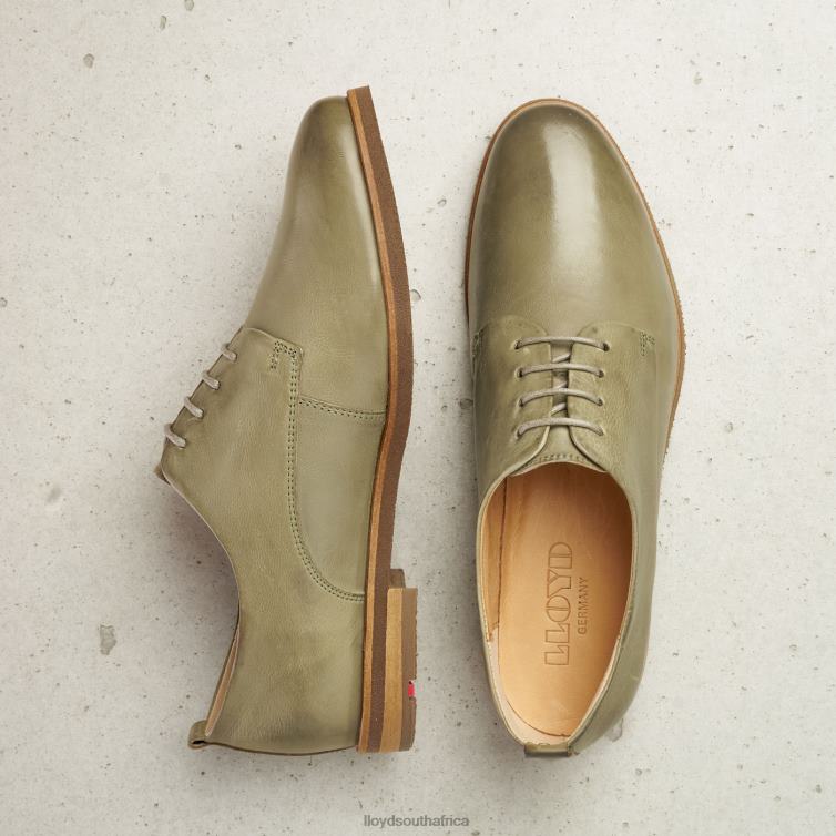 Shoes green LLOYD LACE SMOOTH LEATHER HALF SHOES Women 86B4D1098
