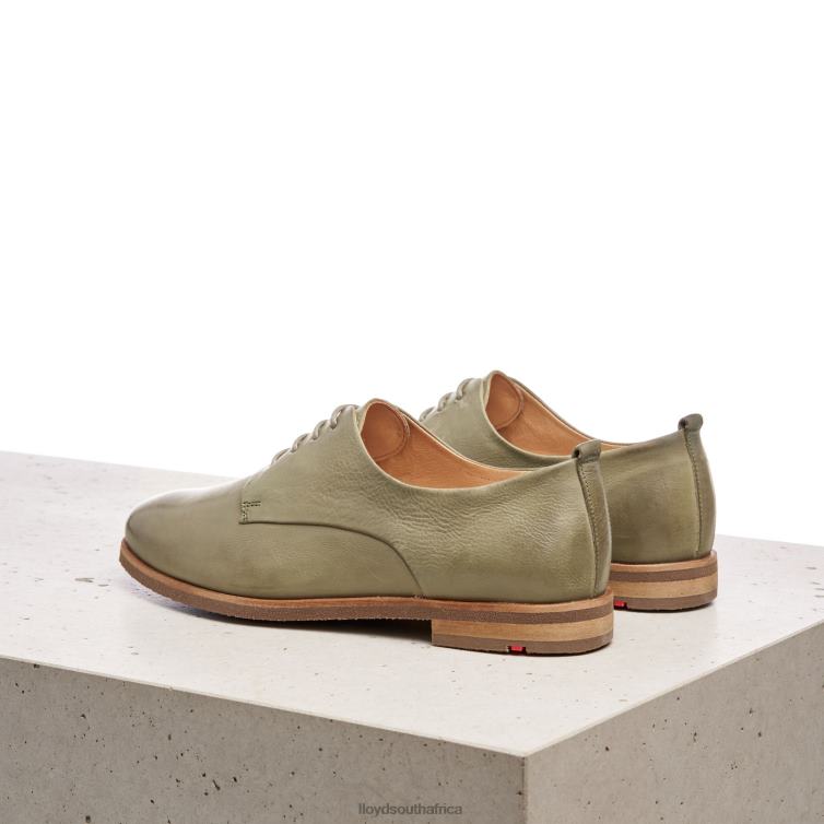 Shoes green LLOYD LACE SMOOTH LEATHER HALF SHOES Women 86B4D1098