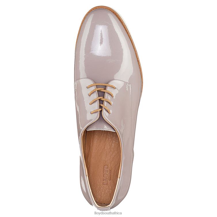 Shoes grey LLOYD PATENT LACE UP HALF SHOES Women 86B4D1078